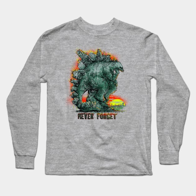 Never Forget Stego Sore Us Long Sleeve T-Shirt by Mudge
